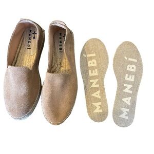 Manebí Hamptons Espadrille Tan Size 37 US 7